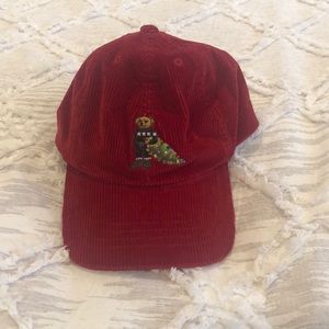 Boys corduroy Christmas themed polo cap